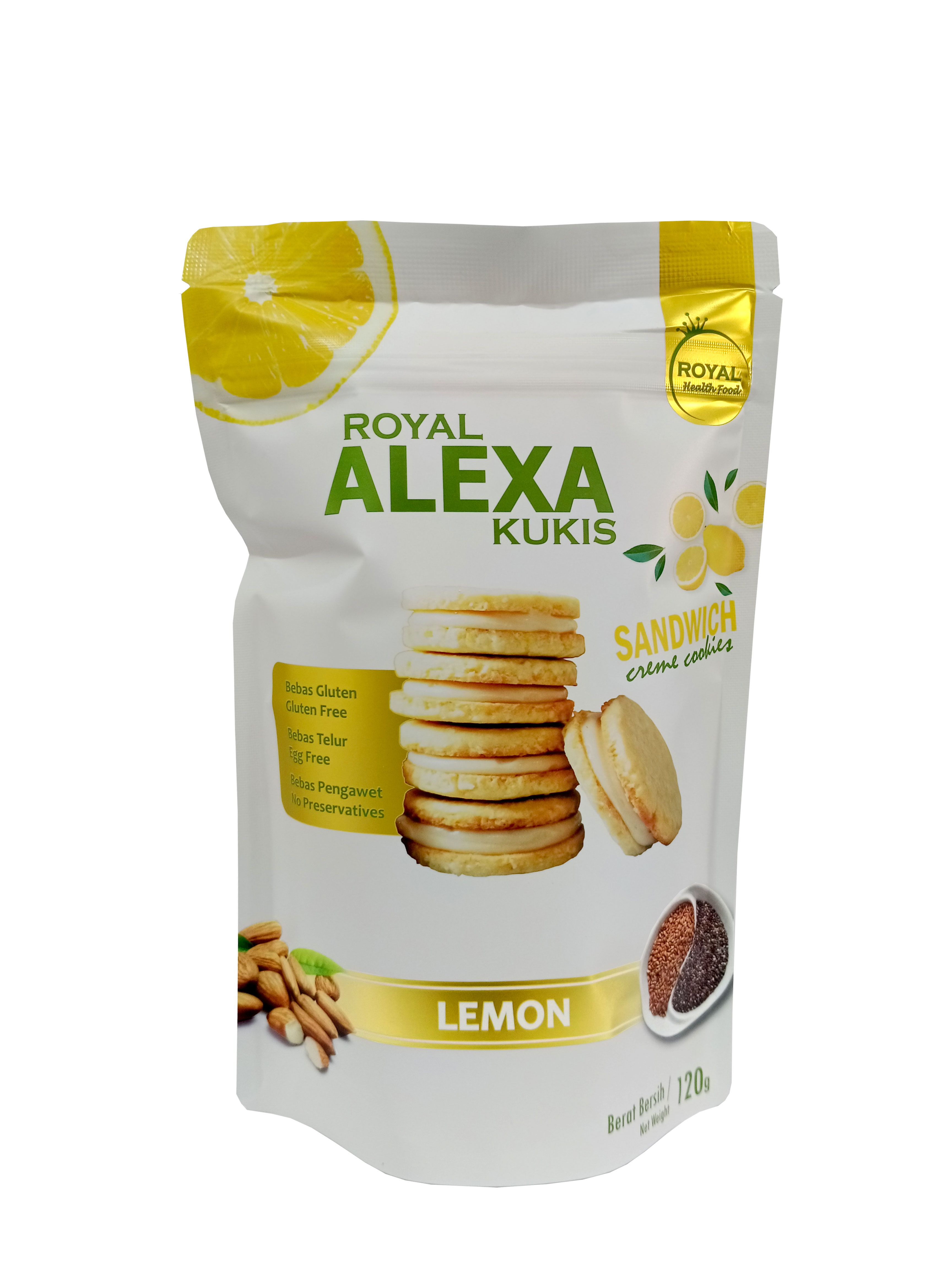Royal ALEXA Kukis SANDWICH 120 Gram