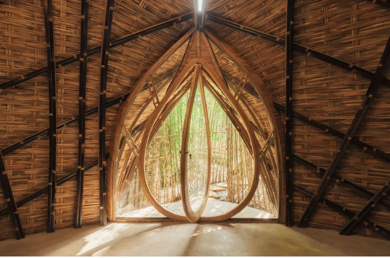 BAMBOO - LEAVES DOOR